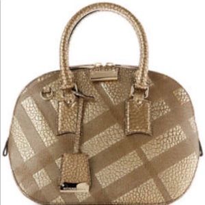 Burberry Orchard in Embossed Check Gold